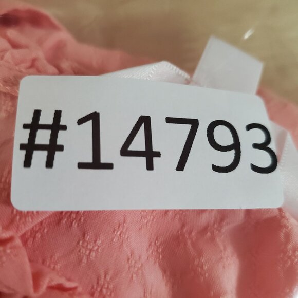 Lauren Conrad Top Womens Large Pink Textured Long Sleeve Blouse - Picture 6 of 6